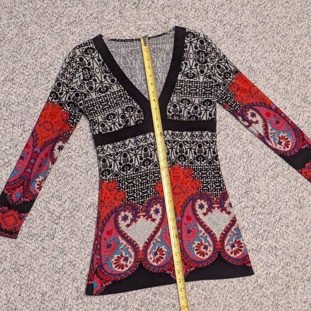 Womens Colorful V-Neck Bodycon Stretchy Knitted Pullover Sweater and Mini Dress - Picture 6 of 12